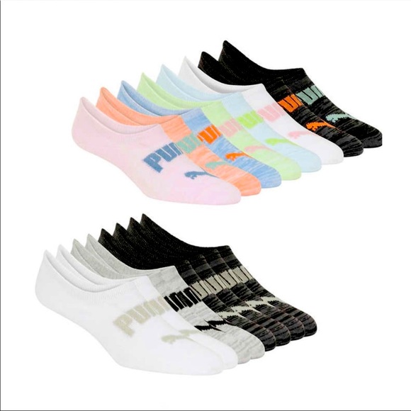 Puma Other Puma Ladies No Show Sneaker Socks 6 Pairs Poshmark